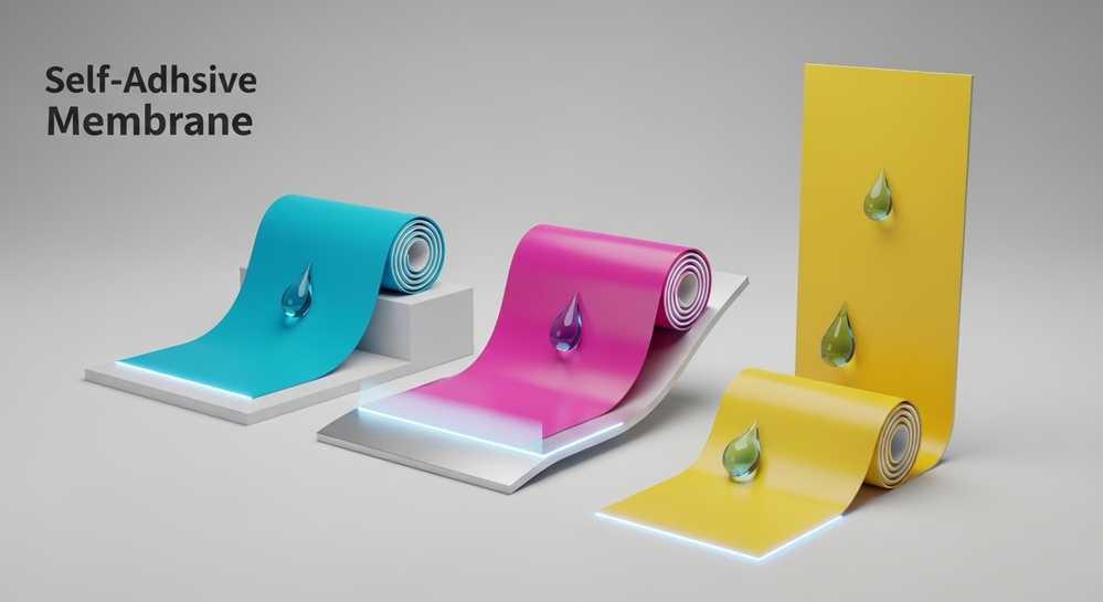 Màng chống thấm tự dính tốt và những điều bạn cần biết 2 Phân loại và ứng dụng của các loại màng tự dính phổ biến